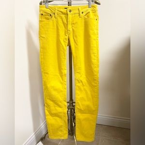 Cheerful Ralph Lauren Sport yellow corduroys!